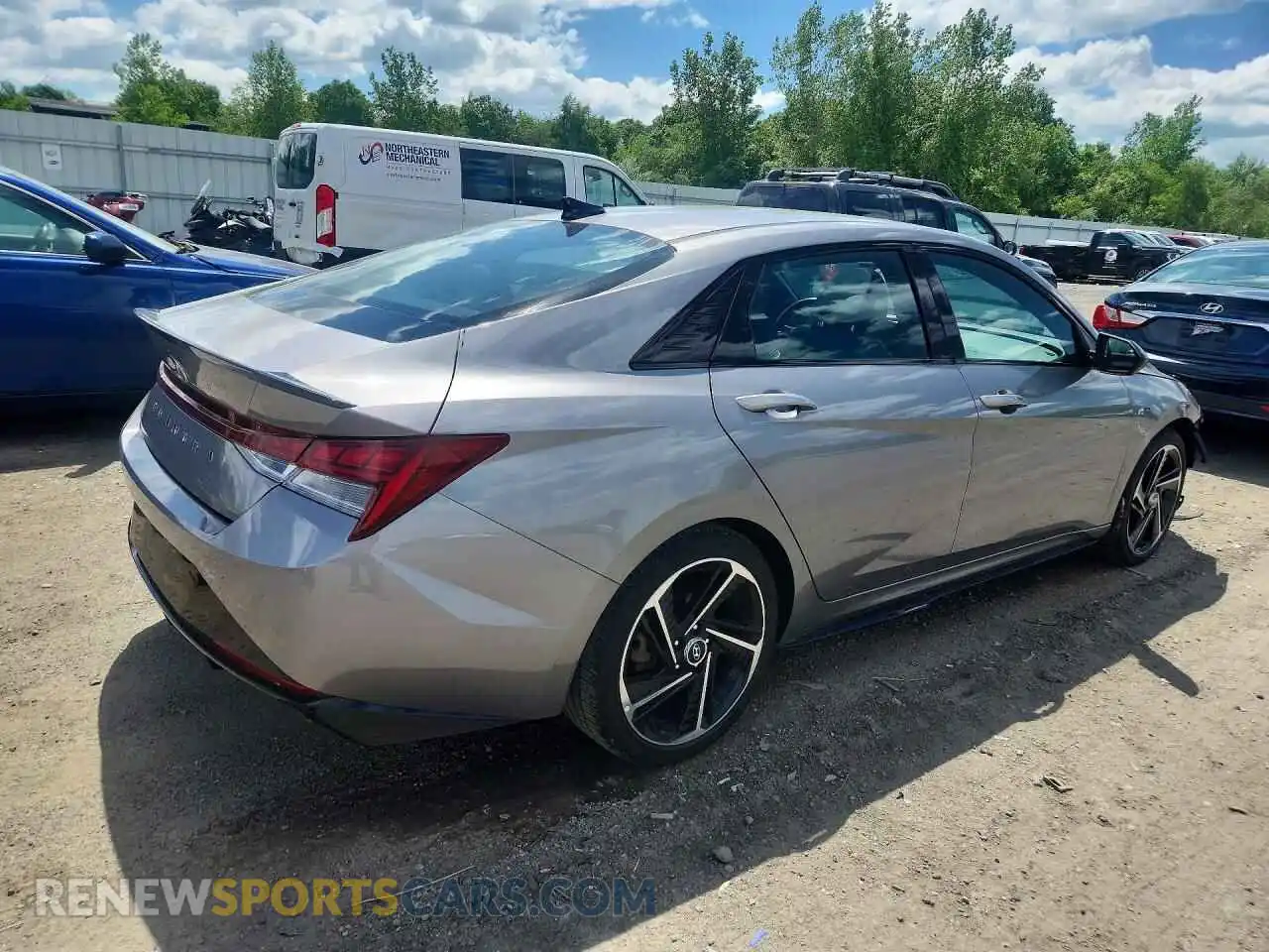 3 Photograph of a damaged car KMHLR4AF1PU587210 HYUNDAI ELANTRA 2023