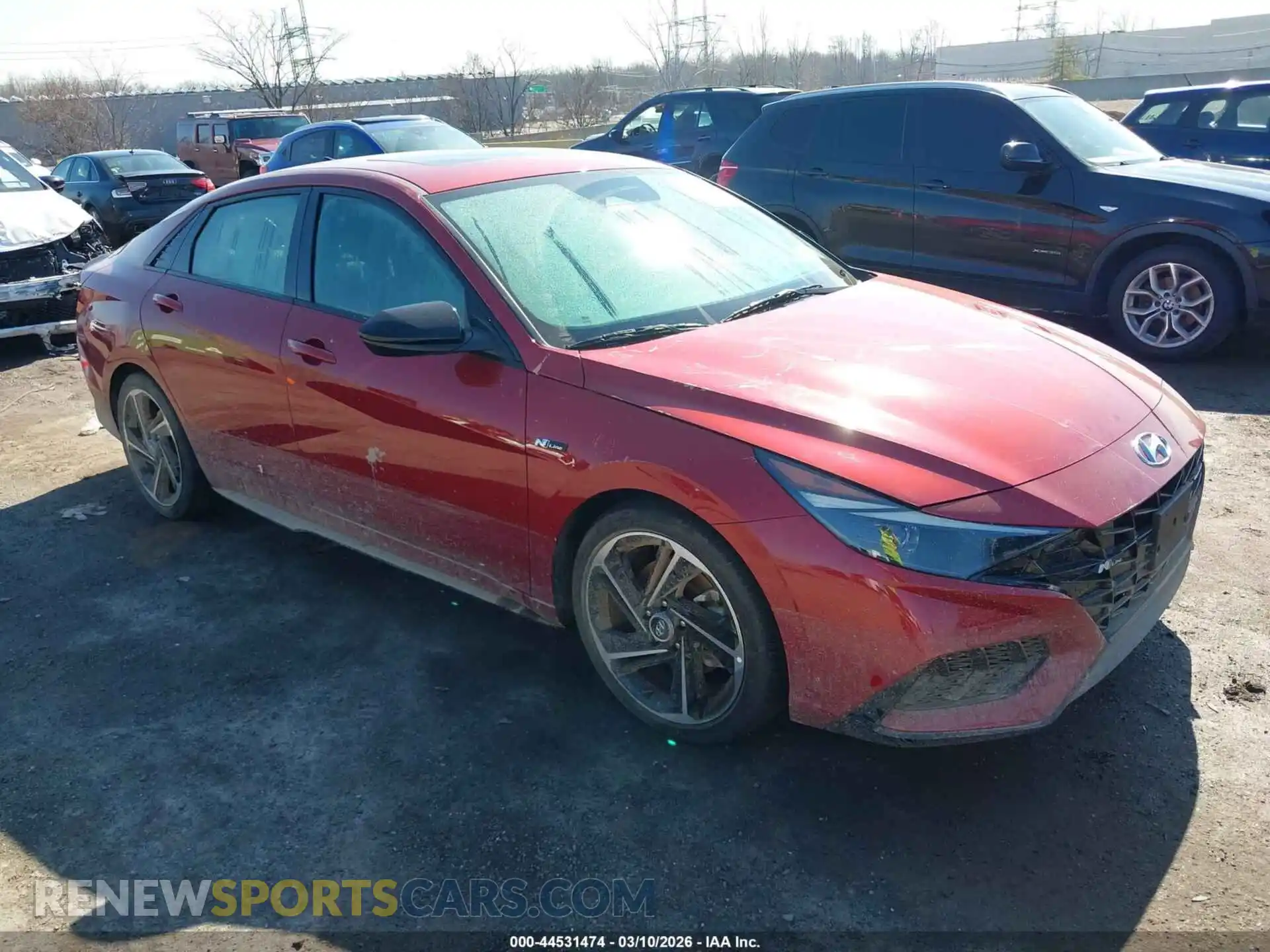 1 Photograph of a damaged car KMHLR4AF1PU589619 HYUNDAI ELANTRA 2023