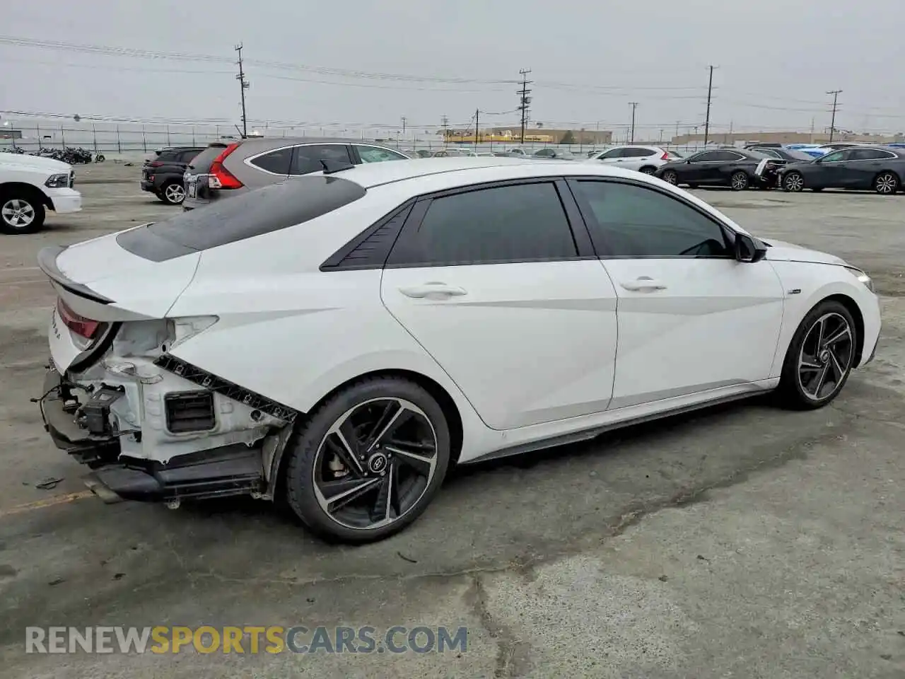 3 Photograph of a damaged car KMHLR4AF5PU585928 HYUNDAI ELANTRA 2023