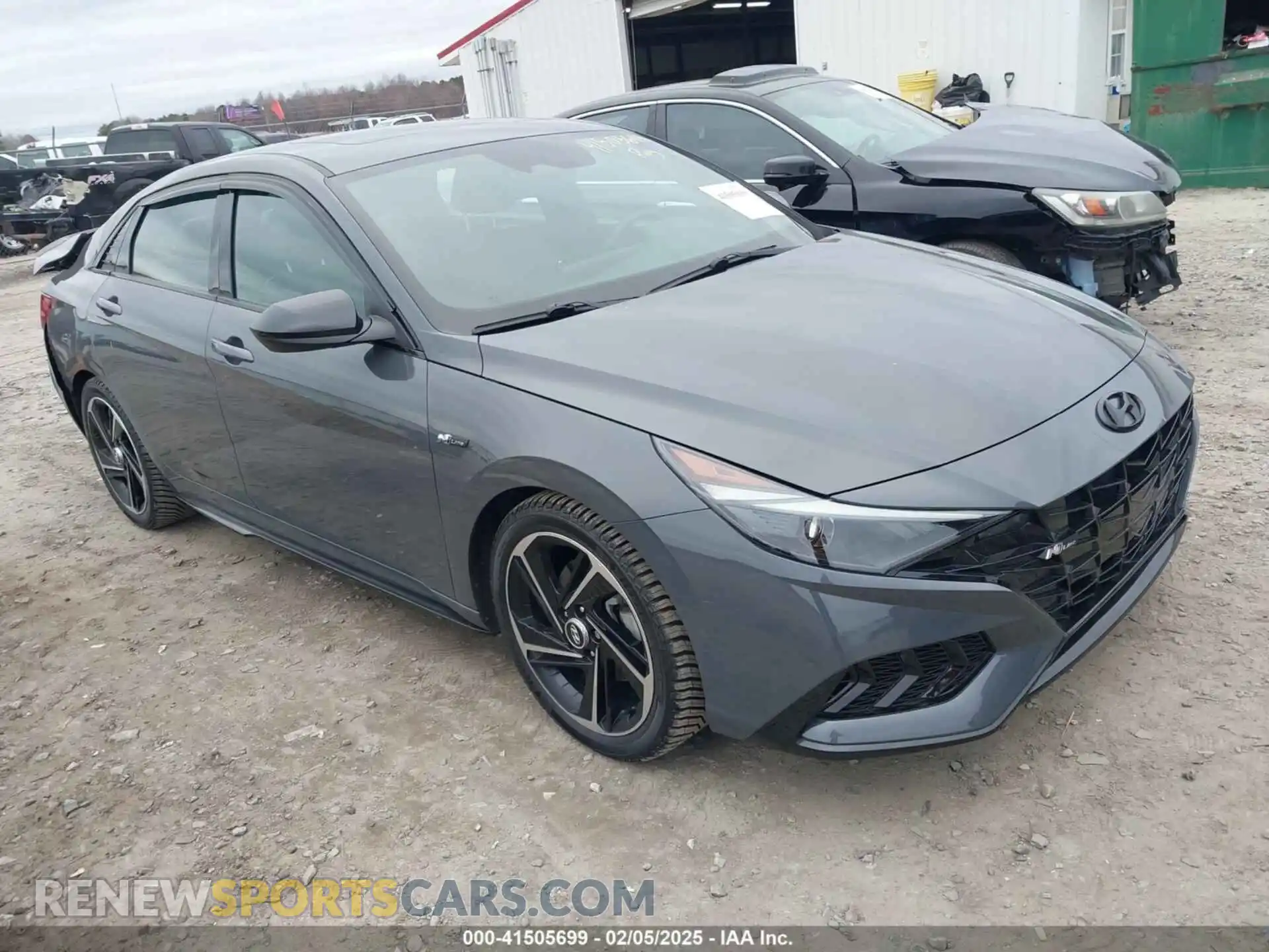 1 Photograph of a damaged car KMHLR4AF6PU581192 HYUNDAI ELANTRA 2023