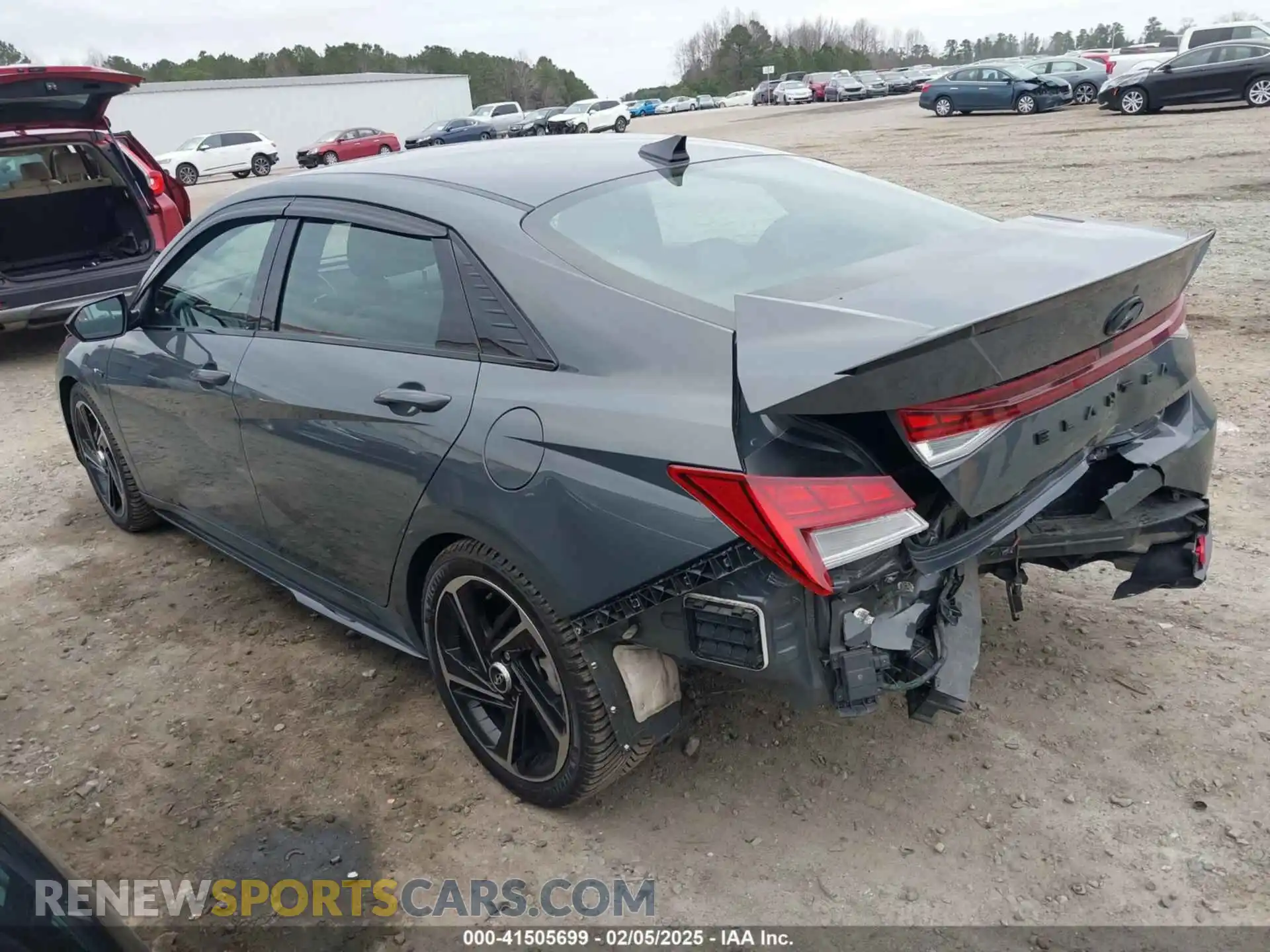 3 Photograph of a damaged car KMHLR4AF6PU581192 HYUNDAI ELANTRA 2023