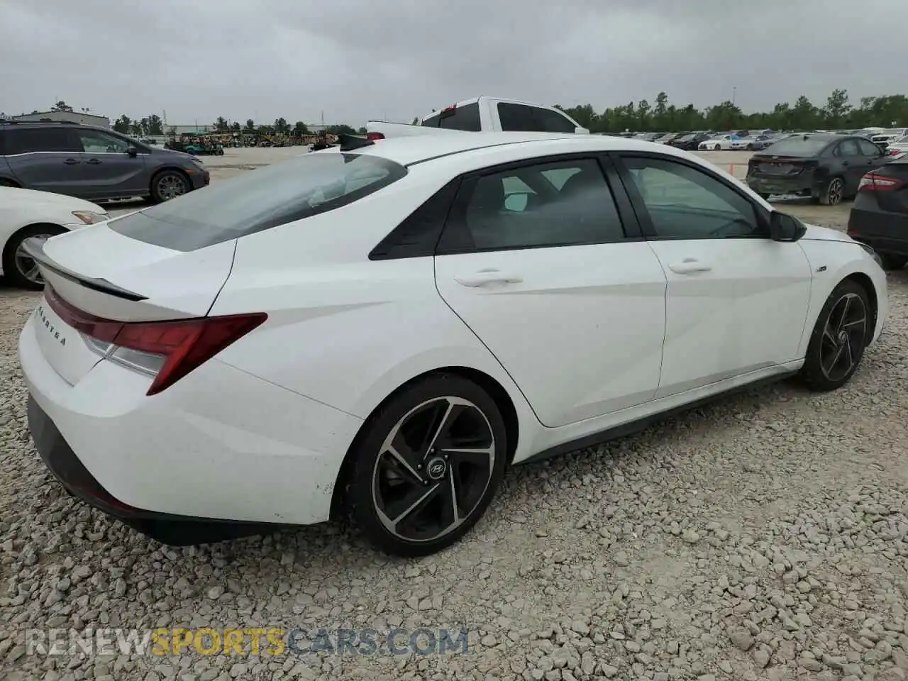 3 fotografías del automóvil dañado KMHLR4AFXPU589909 HYUNDAI ELANTRA 2023