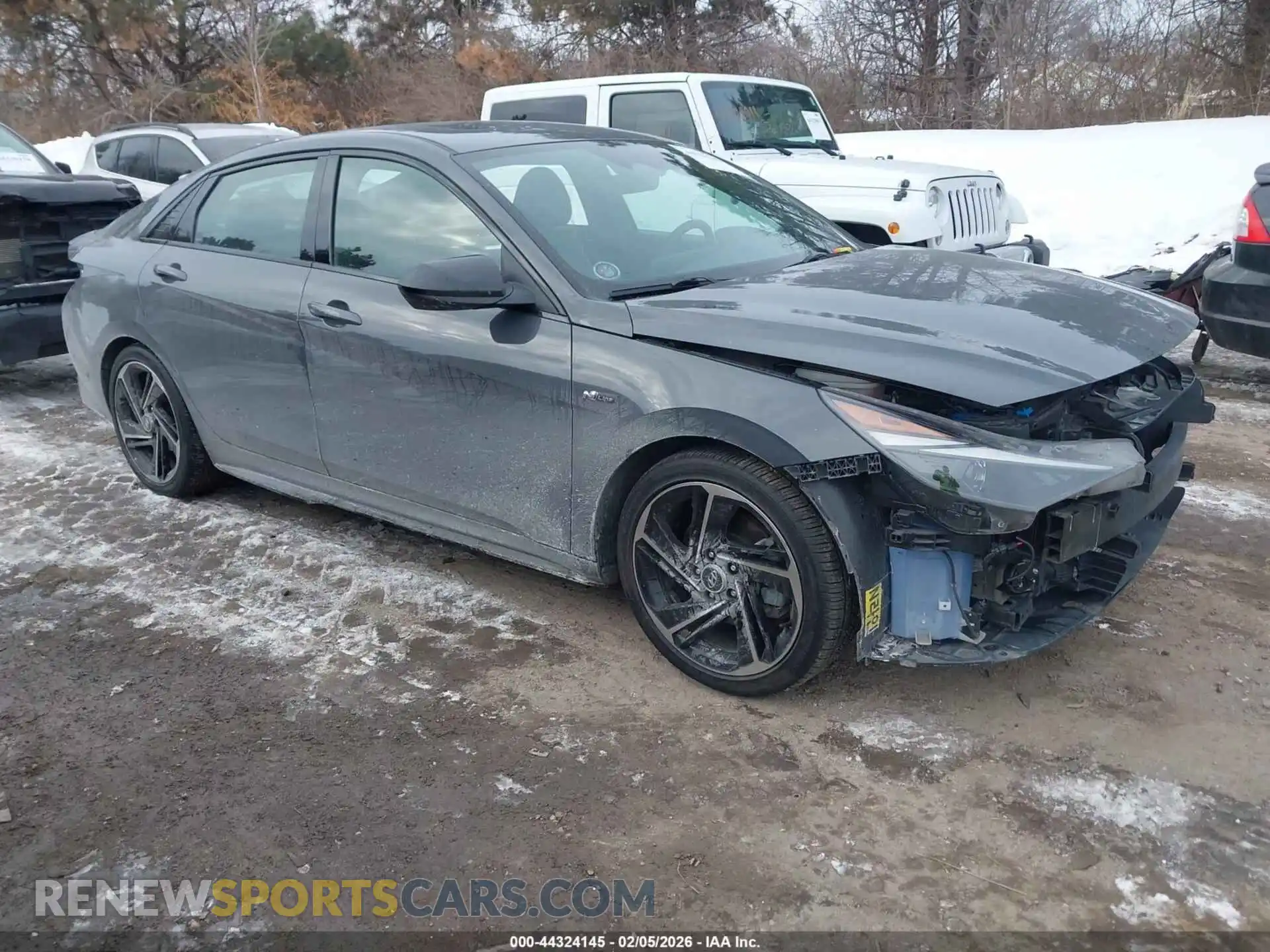 1 Photograph of a damaged car KMHLR4AFXPU619829 HYUNDAI ELANTRA 2023