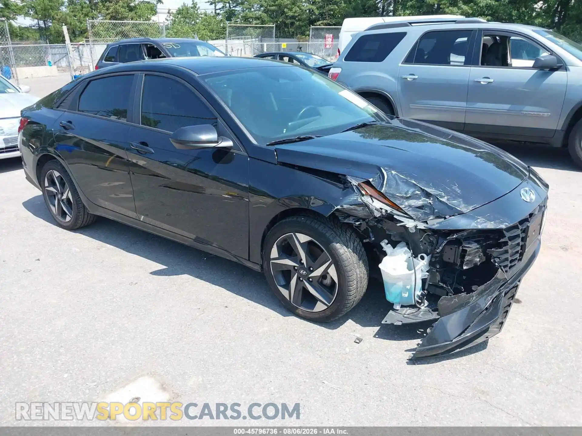 1 Photograph of a damaged car KMHLS4AG0PU582285 HYUNDAI ELANTRA 2023