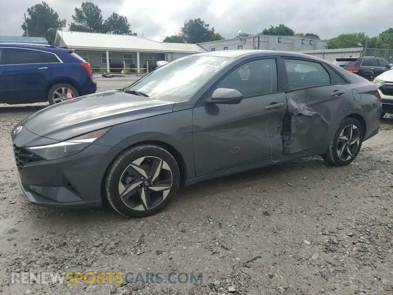 1 Photograph of a damaged car KMHLS4AG0PU583016 HYUNDAI ELANTRA 2023