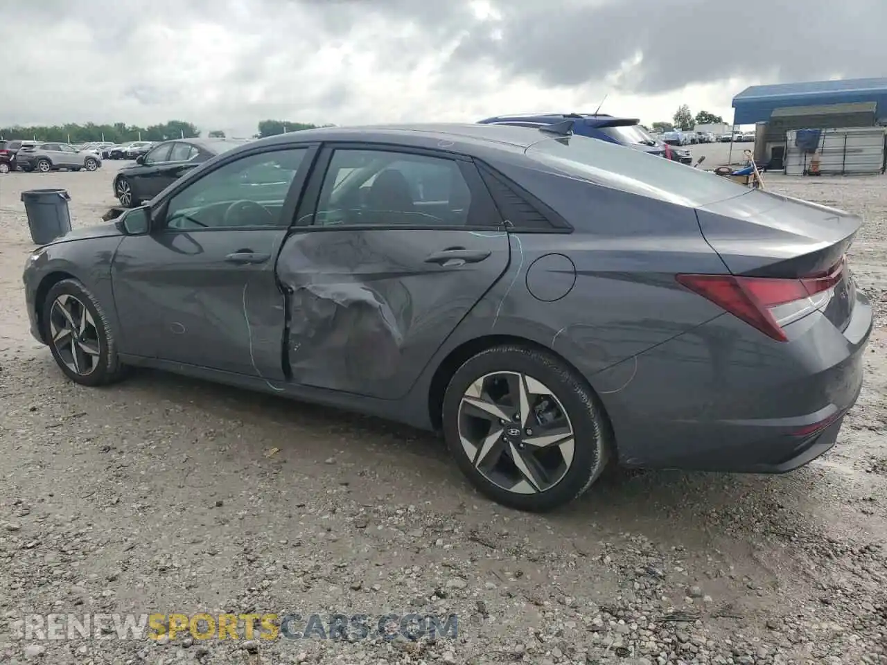 2 Photograph of a damaged car KMHLS4AG0PU583016 HYUNDAI ELANTRA 2023