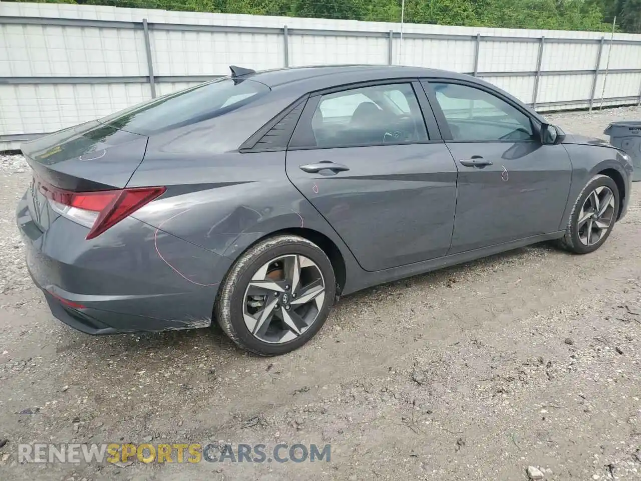 3 Photograph of a damaged car KMHLS4AG0PU583016 HYUNDAI ELANTRA 2023