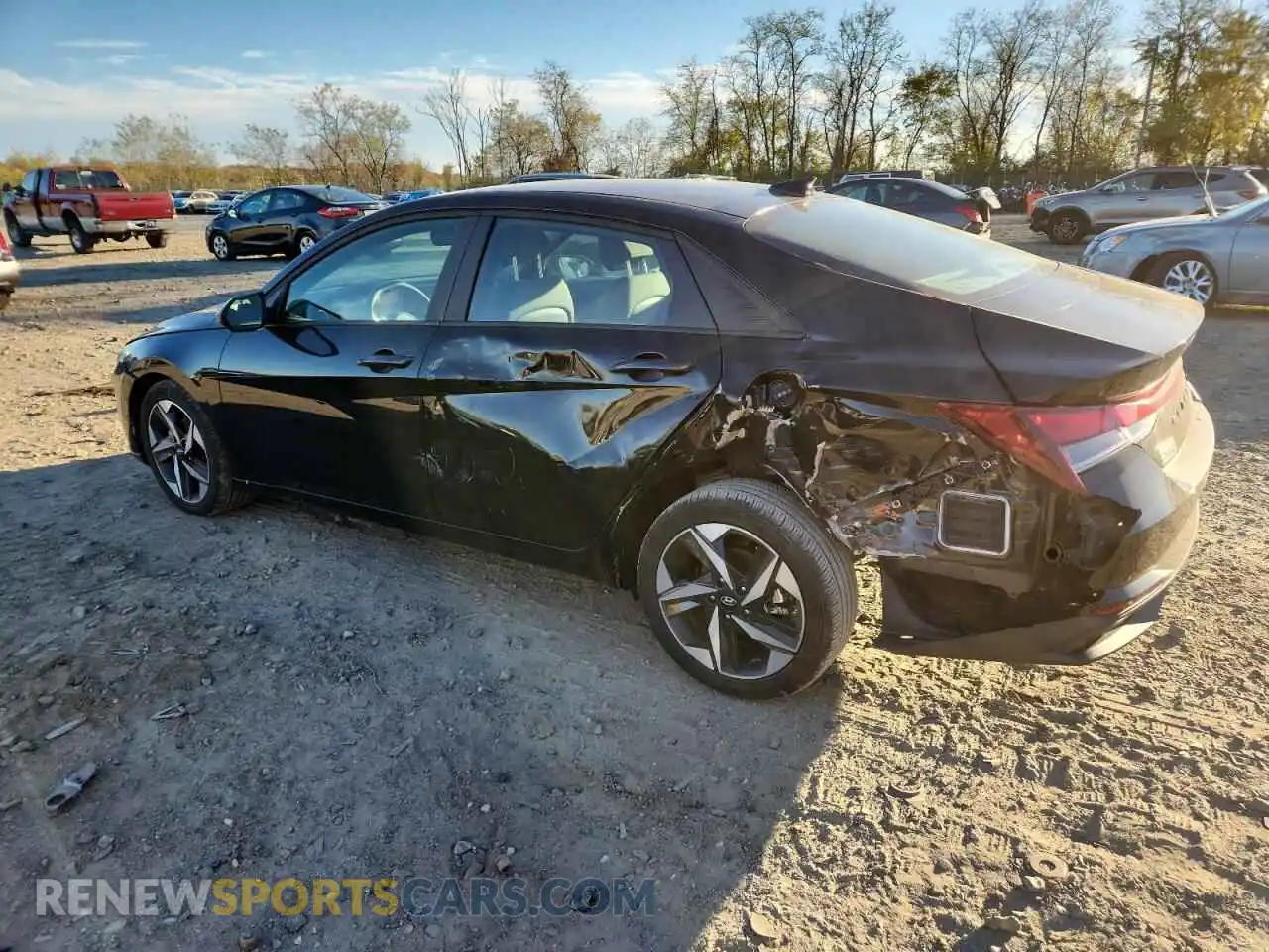 2 Photograph of a damaged car KMHLS4AG1PU582974 HYUNDAI ELANTRA 2023