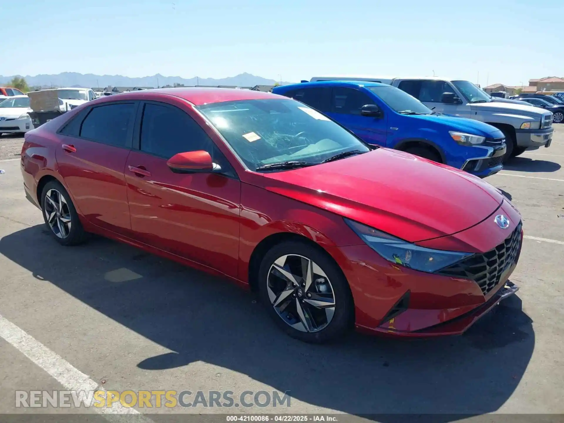 1 Photograph of a damaged car KMHLS4AG2PU583860 HYUNDAI ELANTRA 2023