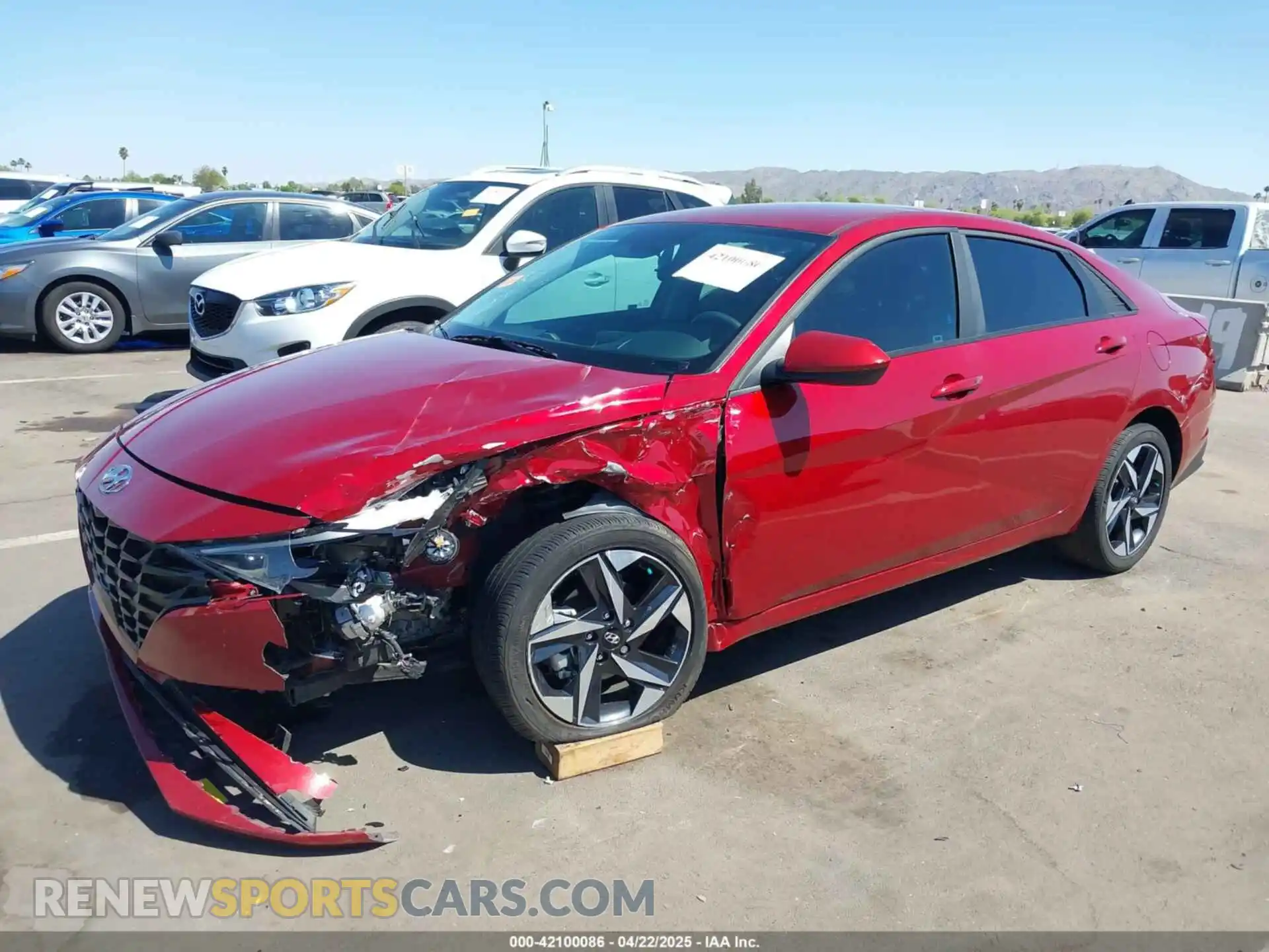 2 Photograph of a damaged car KMHLS4AG2PU583860 HYUNDAI ELANTRA 2023