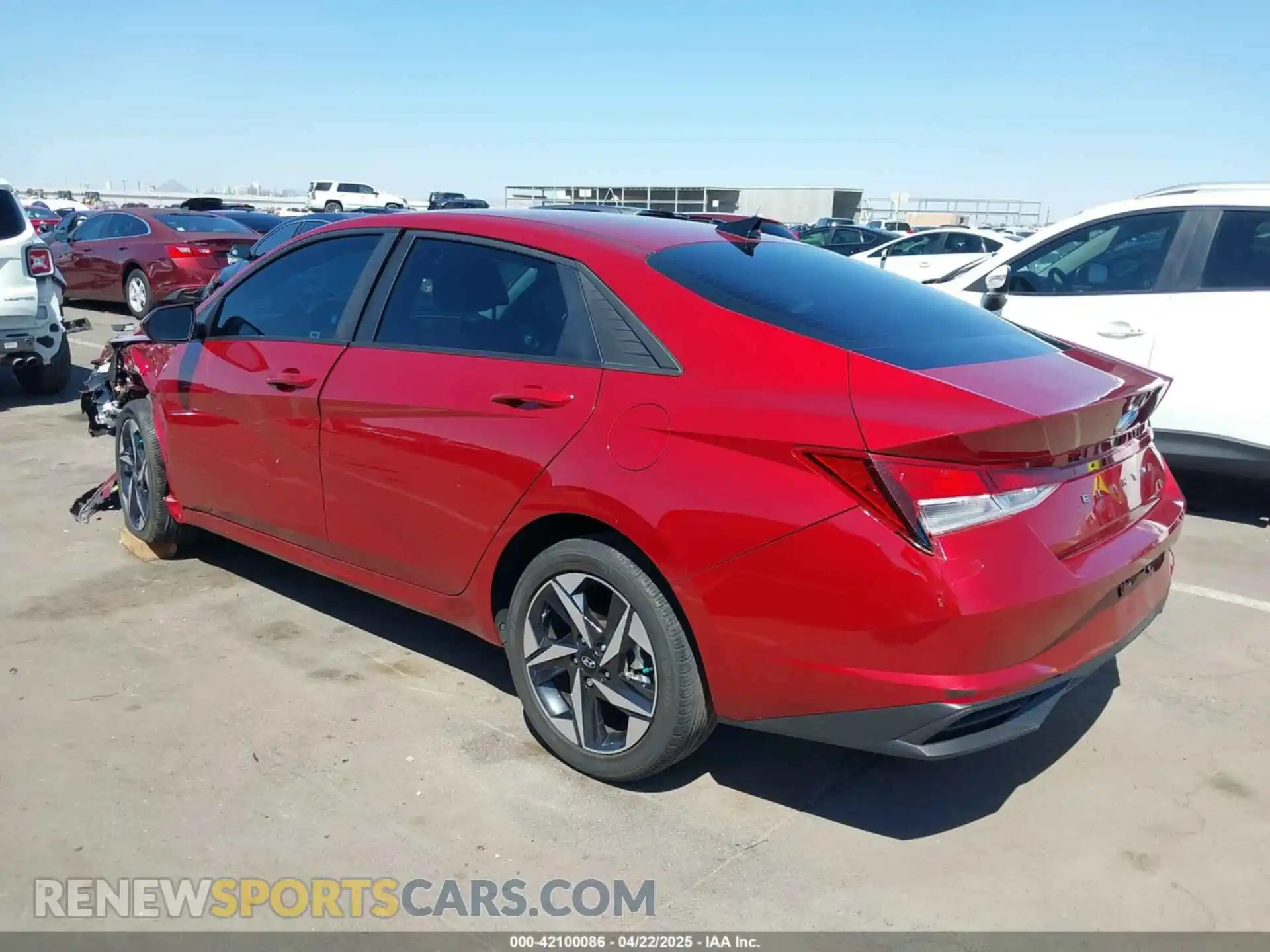 3 Photograph of a damaged car KMHLS4AG2PU583860 HYUNDAI ELANTRA 2023