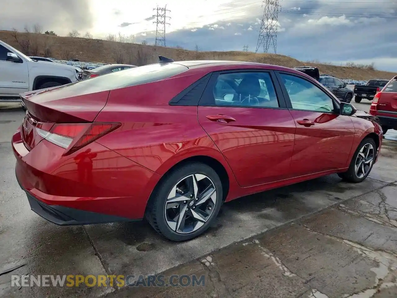 3 Photograph of a damaged car KMHLS4AG2PU633415 HYUNDAI ELANTRA 2023