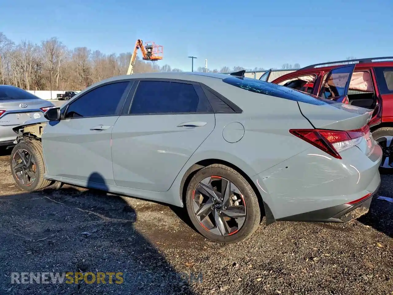 2 fotografías del automóvil dañado KMHLS4AG3PU449259 HYUNDAI ELANTRA 2023