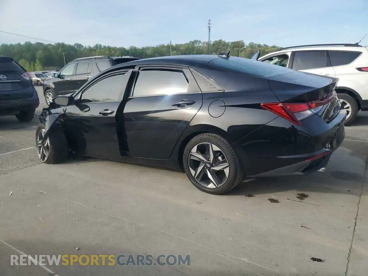 2 fotografías del automóvil dañado KMHLS4AG5PU586509 HYUNDAI ELANTRA 2023