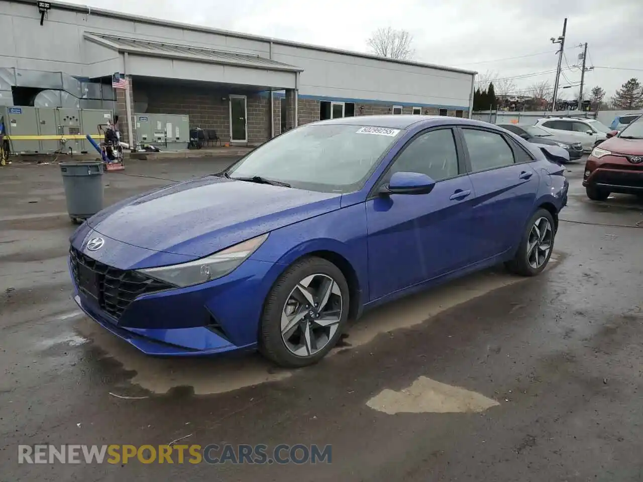 1 Photograph of a damaged car KMHLS4AG6PU582226 HYUNDAI ELANTRA 2023