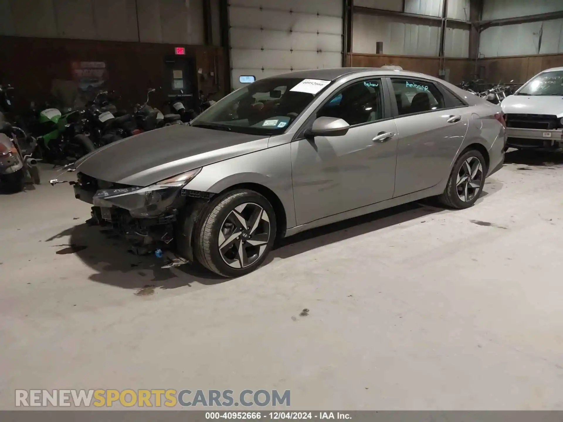 2 Photograph of a damaged car KMHLS4AG6PU582873 HYUNDAI ELANTRA 2023