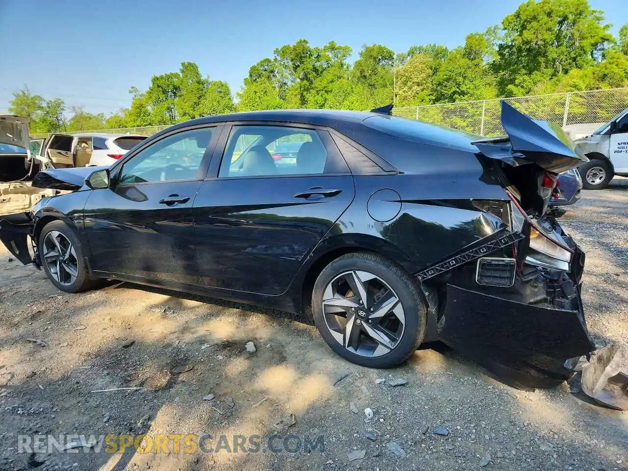 2 fotografías del automóvil dañado KMHLS4AG8PU430917 HYUNDAI ELANTRA 2023