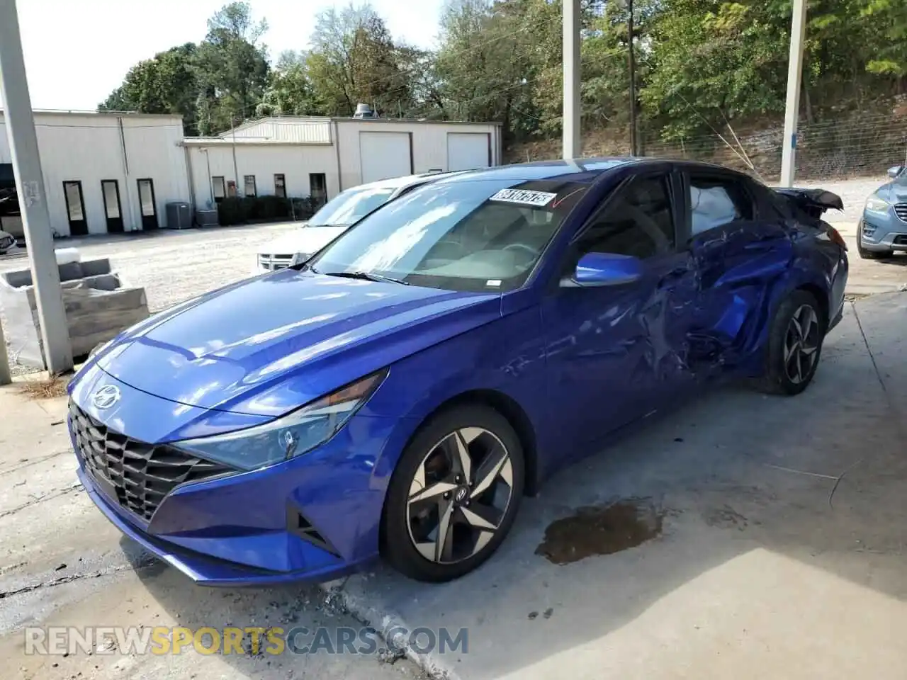 1 Photograph of a damaged car KMHLS4AG8PU485657 HYUNDAI ELANTRA 2023