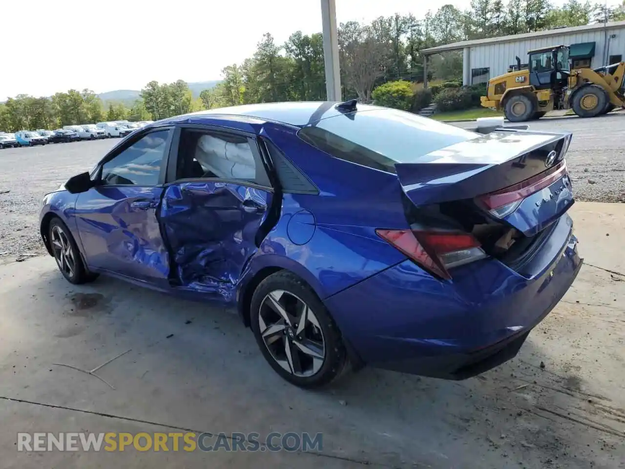 2 Photograph of a damaged car KMHLS4AG8PU485657 HYUNDAI ELANTRA 2023