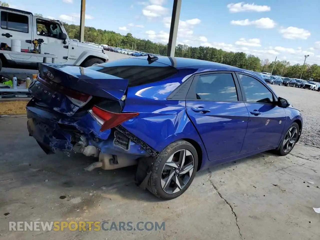 3 Photograph of a damaged car KMHLS4AG8PU485657 HYUNDAI ELANTRA 2023