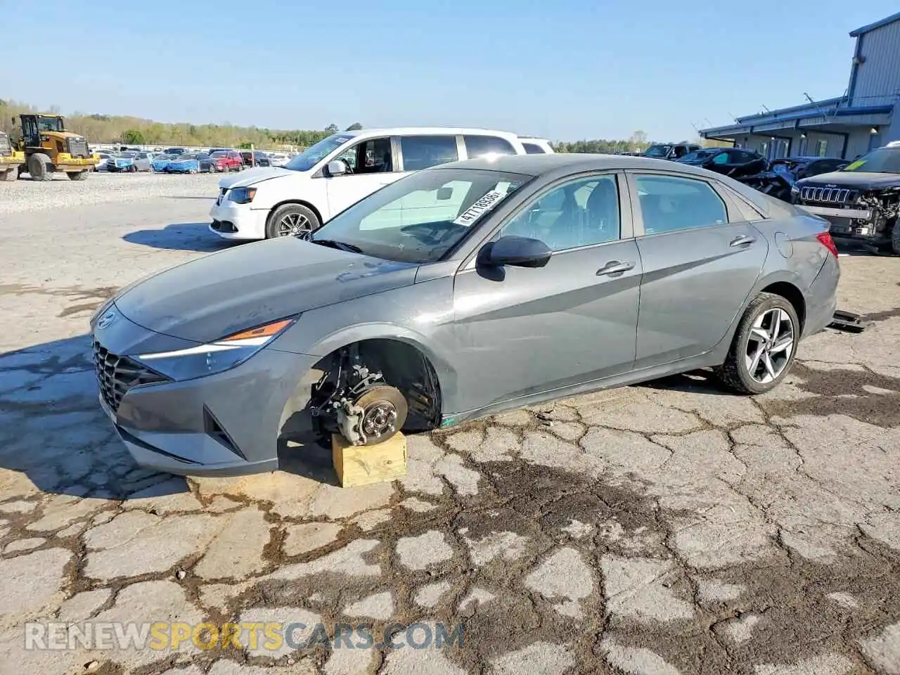 1 Photograph of a damaged car KMHLS4AG8PU580056 HYUNDAI ELANTRA 2023