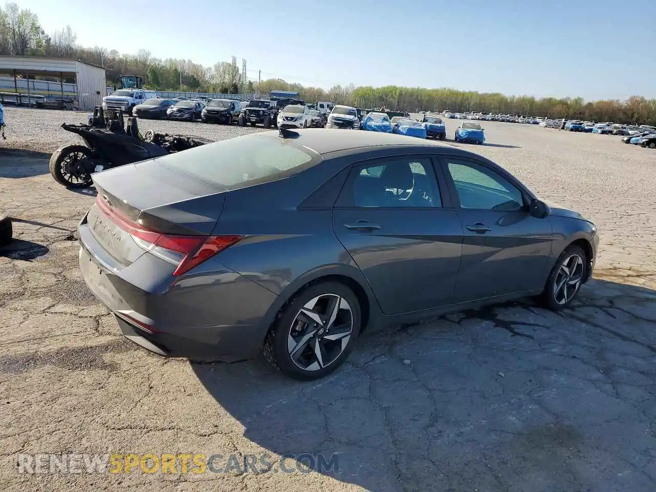 3 Photograph of a damaged car KMHLS4AG8PU580056 HYUNDAI ELANTRA 2023