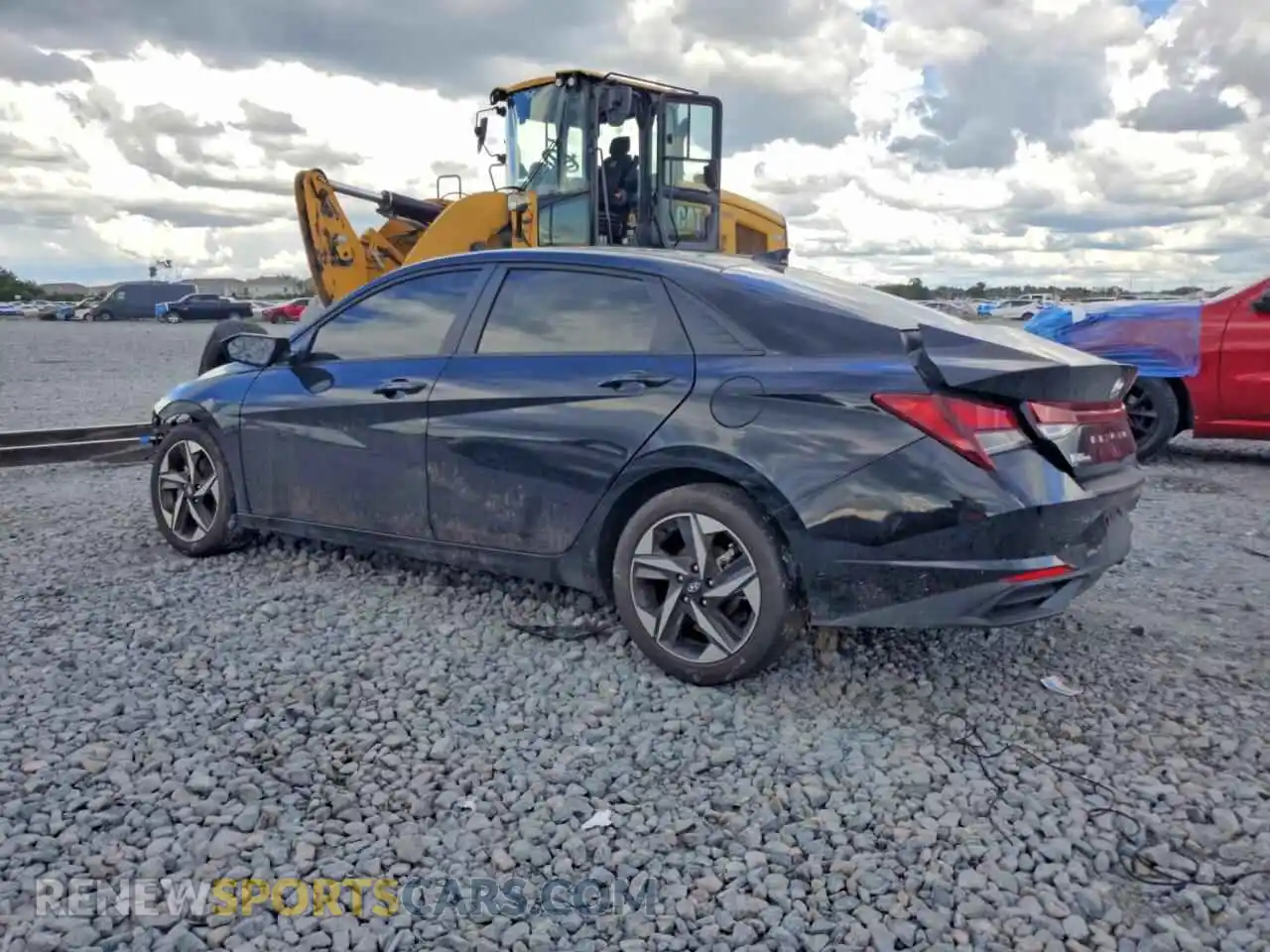 2 fotografías del automóvil dañado KMHLS4AG9PU413110 HYUNDAI ELANTRA 2023