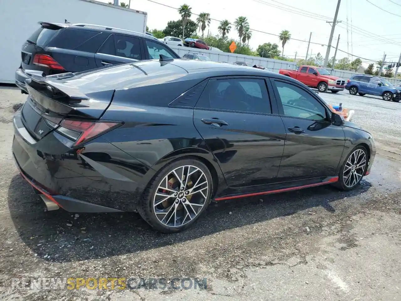 3 fotografías del automóvil dañado KMHLW4AK4PU016557 HYUNDAI ELANTRA 2023