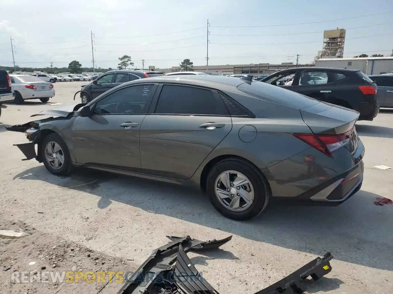 2 fotografías del automóvil dañado KMHLL4DG4RU851237 HYUNDAI ELANTRA 2024