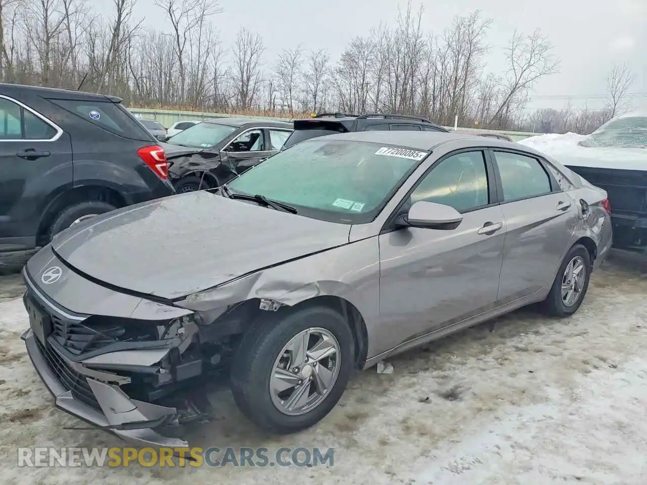 1 Photograph of a damaged car KMHLL4DG7RU689281 HYUNDAI ELANTRA 2024