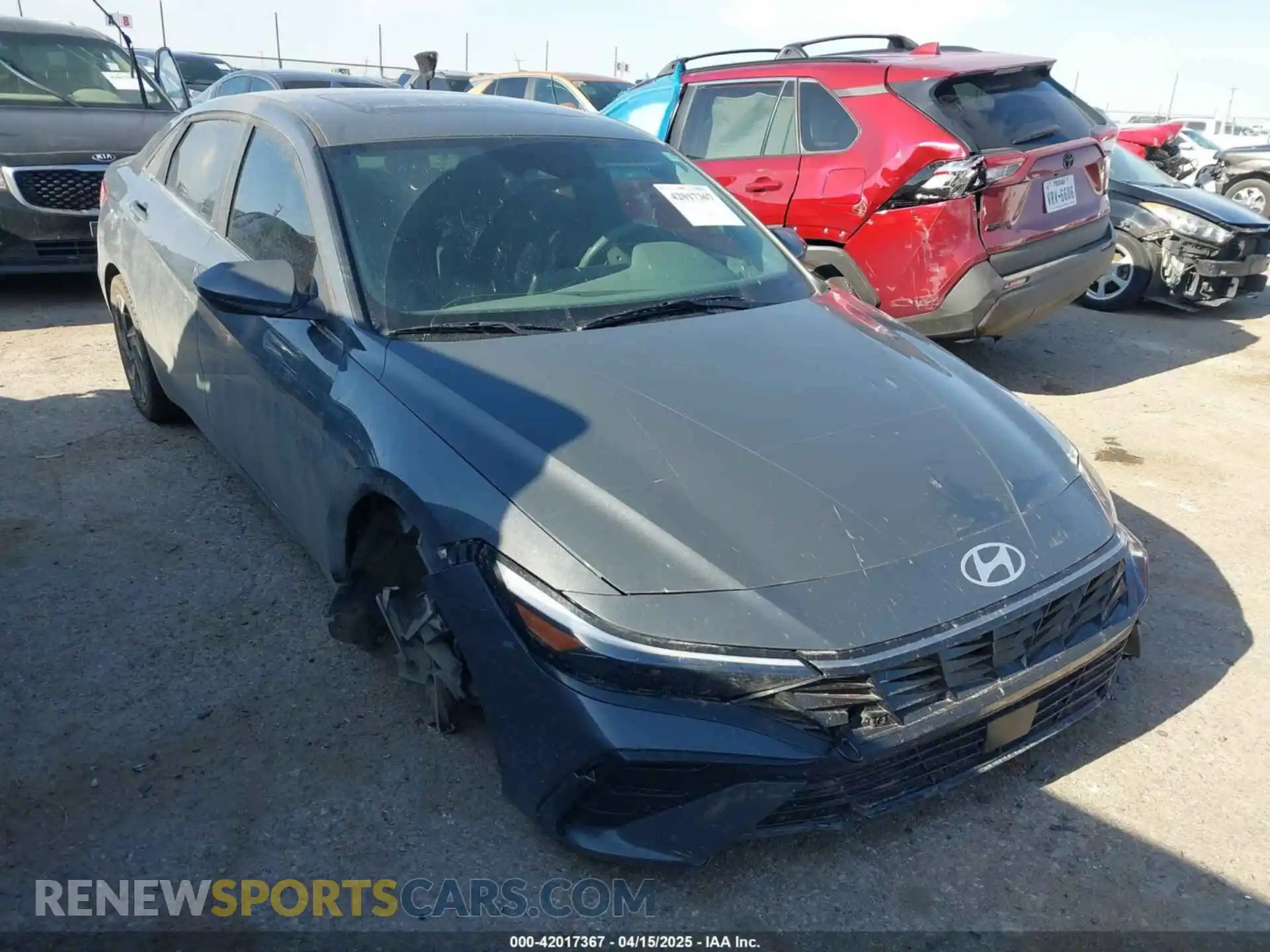 1 Photograph of a damaged car KMHLS4DG2RU730306 HYUNDAI ELANTRA 2024