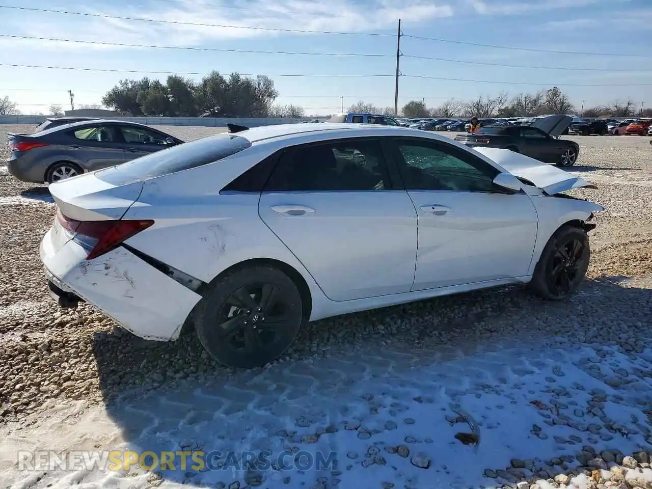 3 fotografías del automóvil dañado KMHLS4DG3RU823299 HYUNDAI ELANTRA 2024
