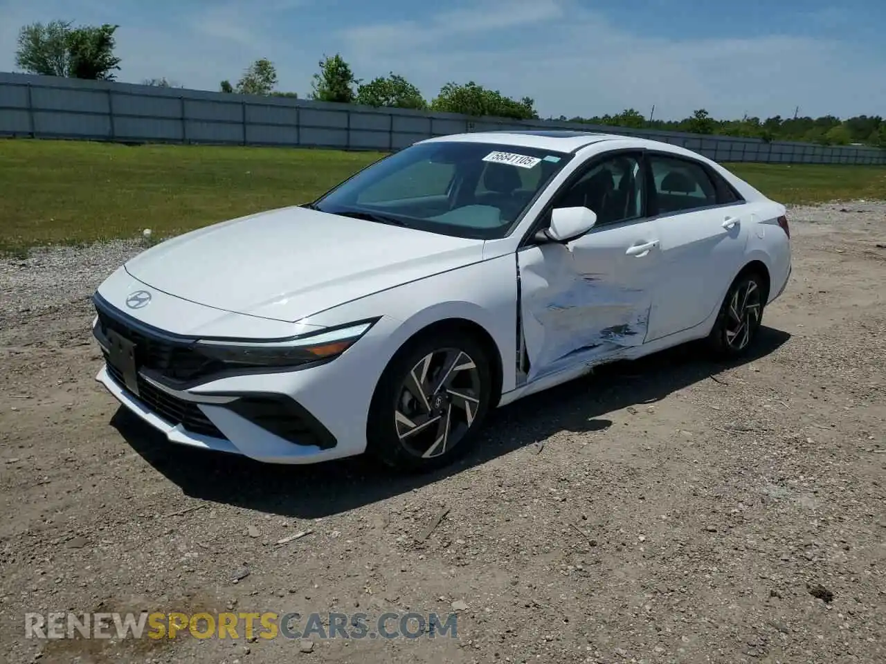 1 fotografías del automóvil dañado KMHLS4DG5RU680517 HYUNDAI ELANTRA 2024