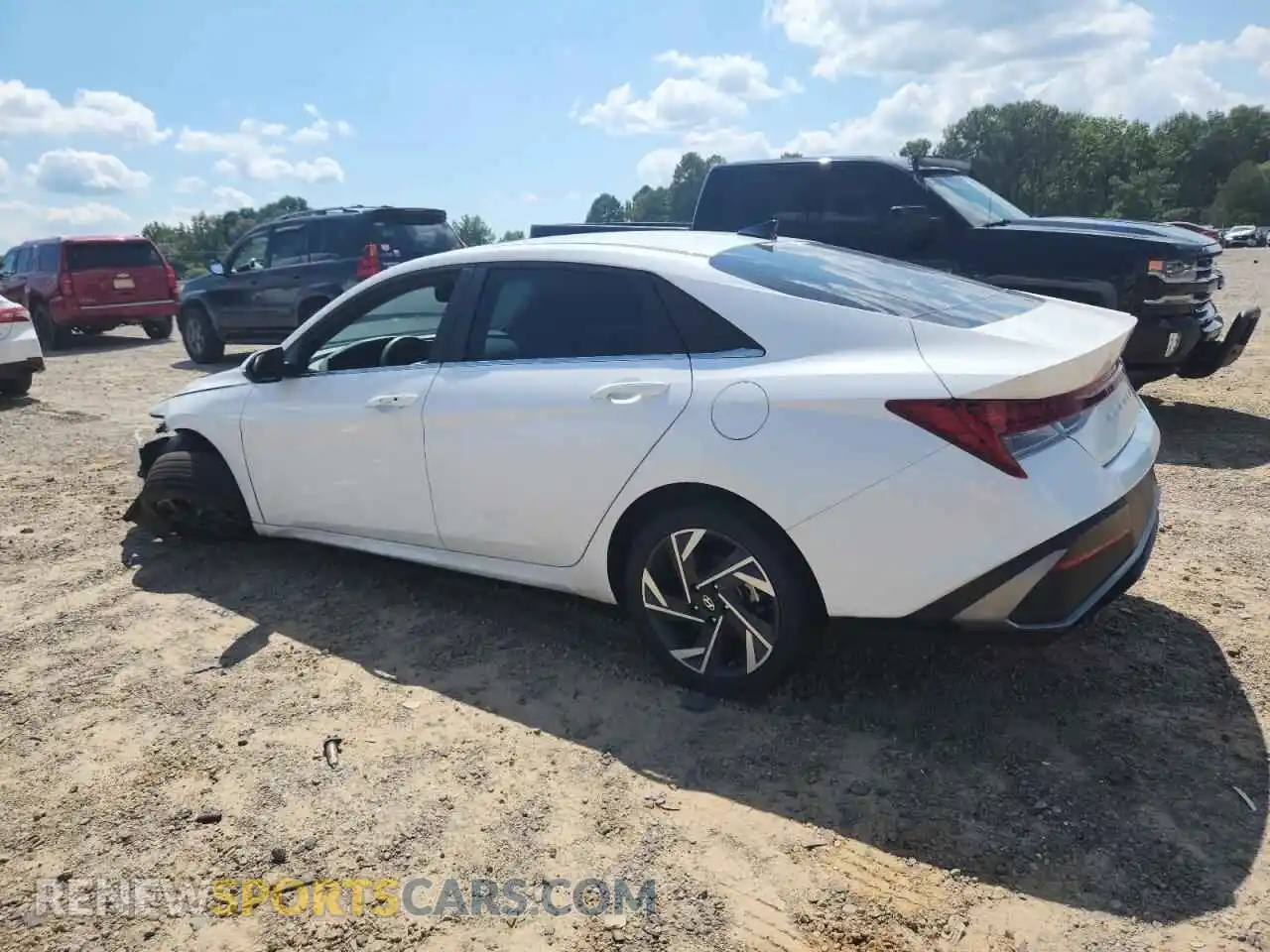2 Photograph of a damaged car KMHLS4DG7RU700606 HYUNDAI ELANTRA 2024