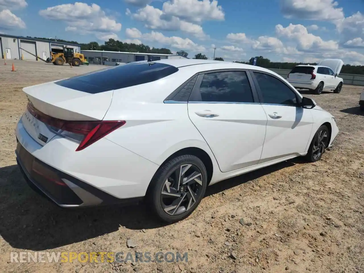 3 Photograph of a damaged car KMHLS4DG7RU700606 HYUNDAI ELANTRA 2024