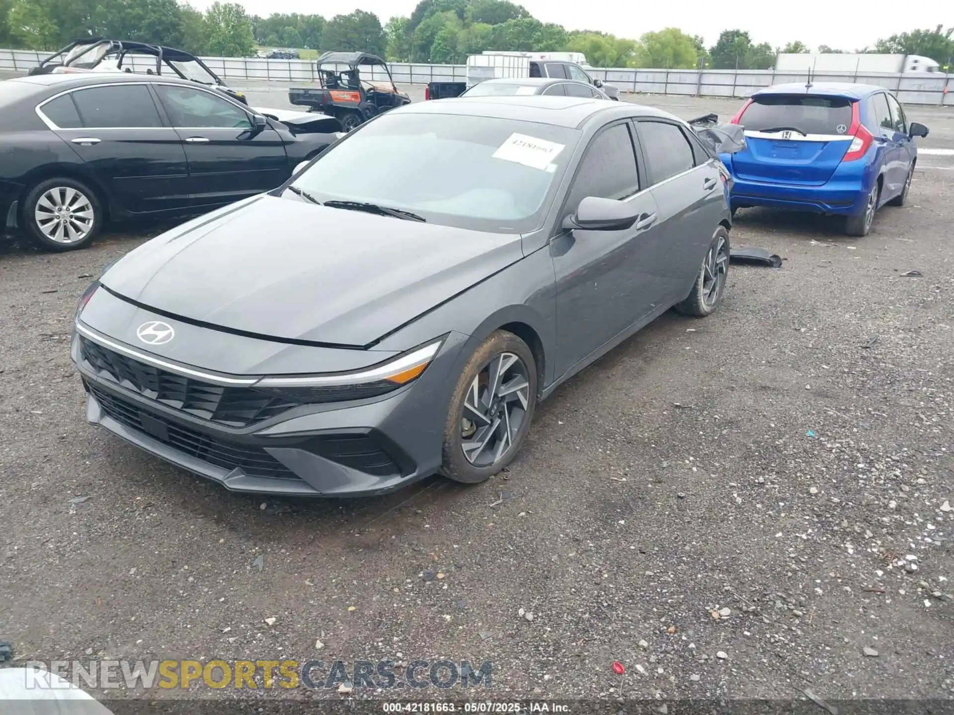 2 Photograph of a damaged car KMHLS4DG7RU822284 HYUNDAI ELANTRA 2024