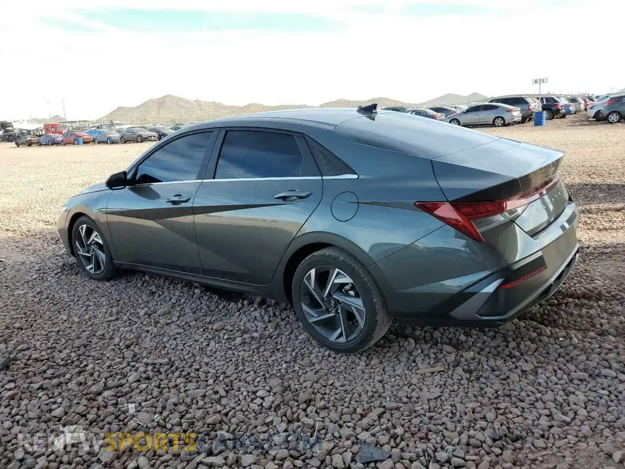 2 Photograph of a damaged car KMHLS4DG9RU792947 HYUNDAI ELANTRA 2024