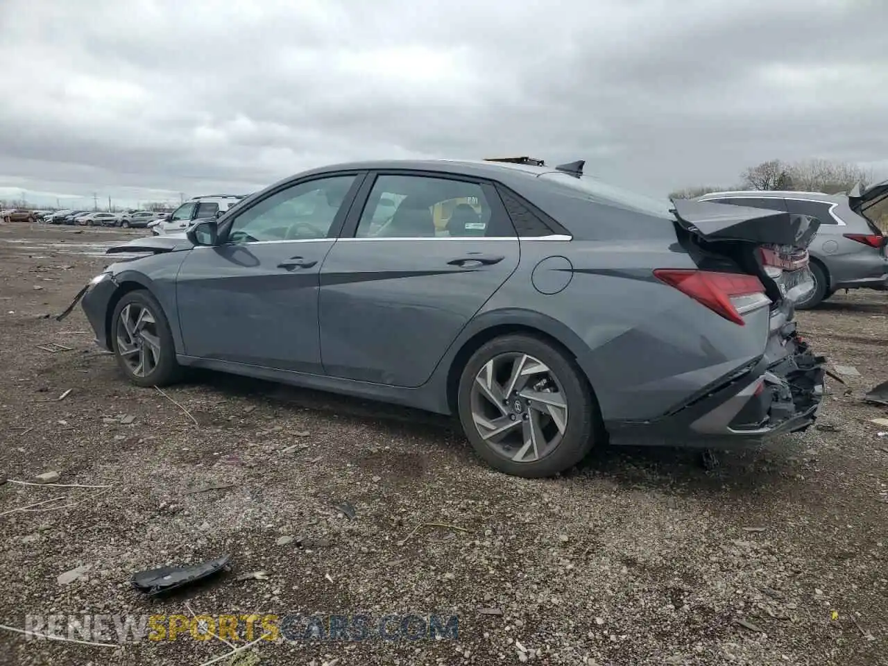 2 Photograph of a damaged car KMHLS4DGXRU644533 HYUNDAI ELANTRA 2024