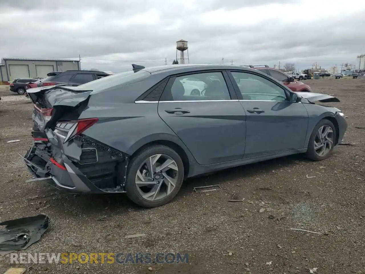 3 Photograph of a damaged car KMHLS4DGXRU644533 HYUNDAI ELANTRA 2024