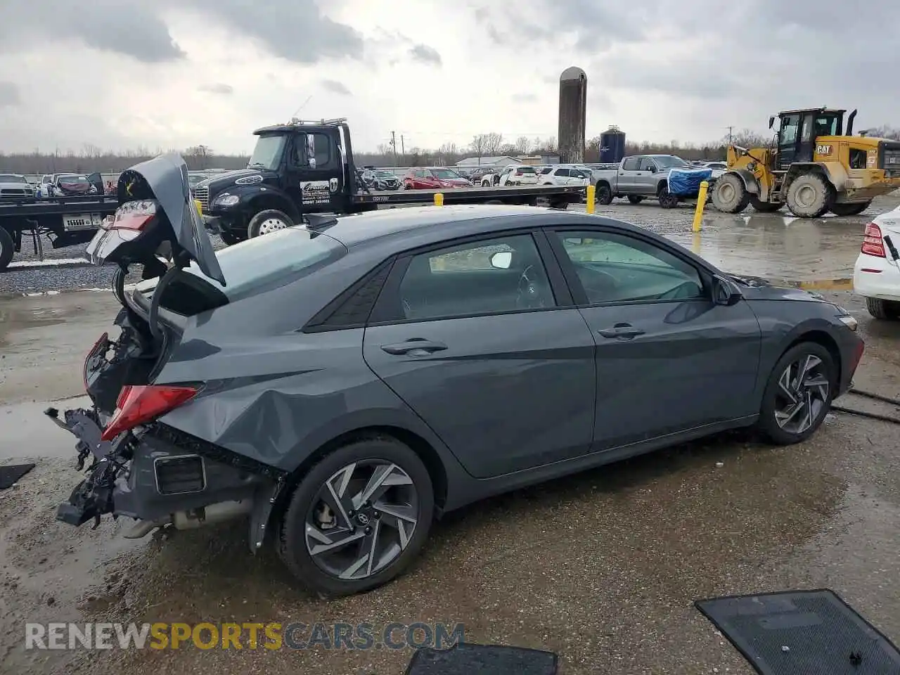3 fotografías del automóvil dañado KMHLM4DG1SU884229 HYUNDAI ELANTRA 2025