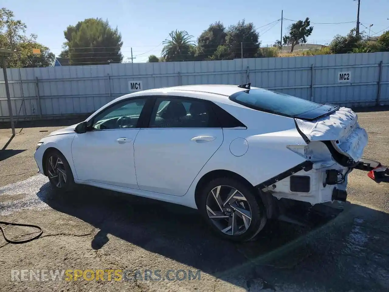 2 Photograph of a damaged car KMHLS4DG2SU856297 HYUNDAI ELANTRA 2025