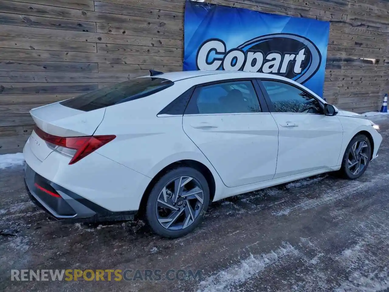 3 fotografías del automóvil dañado KMHLS4DG6SU925217 HYUNDAI ELANTRA 2025