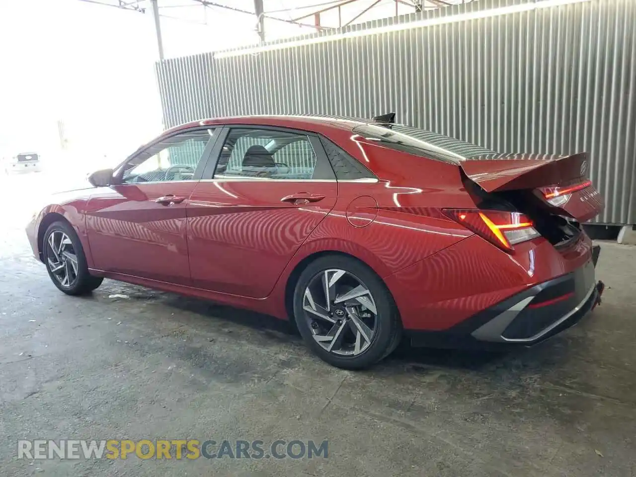 2 fotografías del automóvil dañado KMHLS4DG8SU905048 HYUNDAI ELANTRA 2025