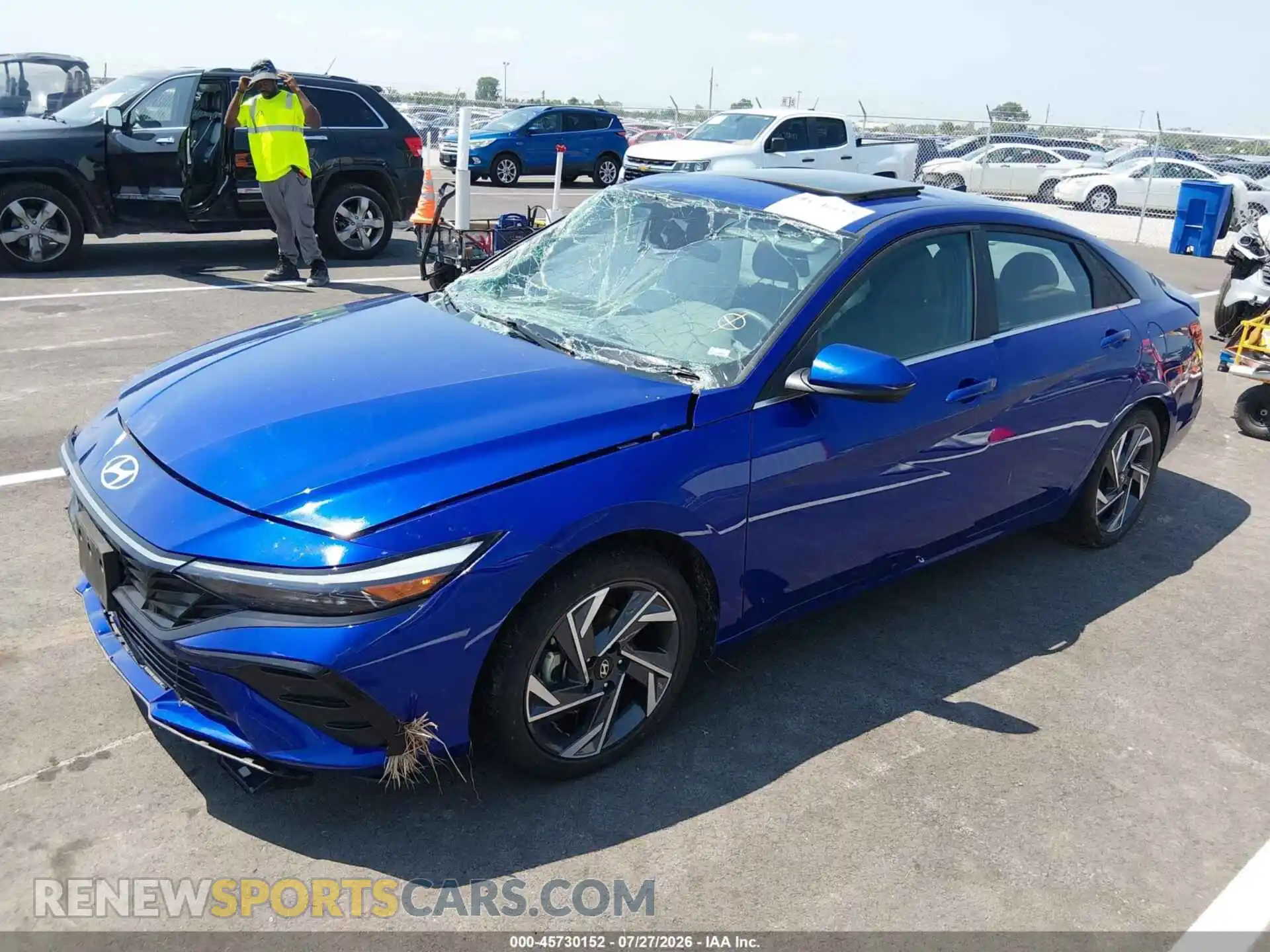 2 Фотография поврежденного автомобиля KMHLS4DG9SU856409 HYUNDAI ELANTRA 2025