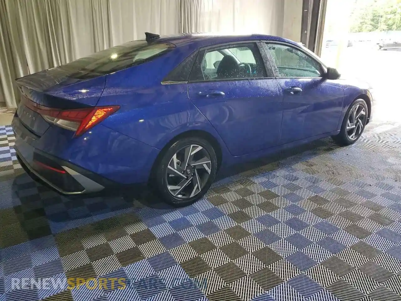 3 fotografías del automóvil dañado KMHLS4DGXSU910025 HYUNDAI ELANTRA 2025