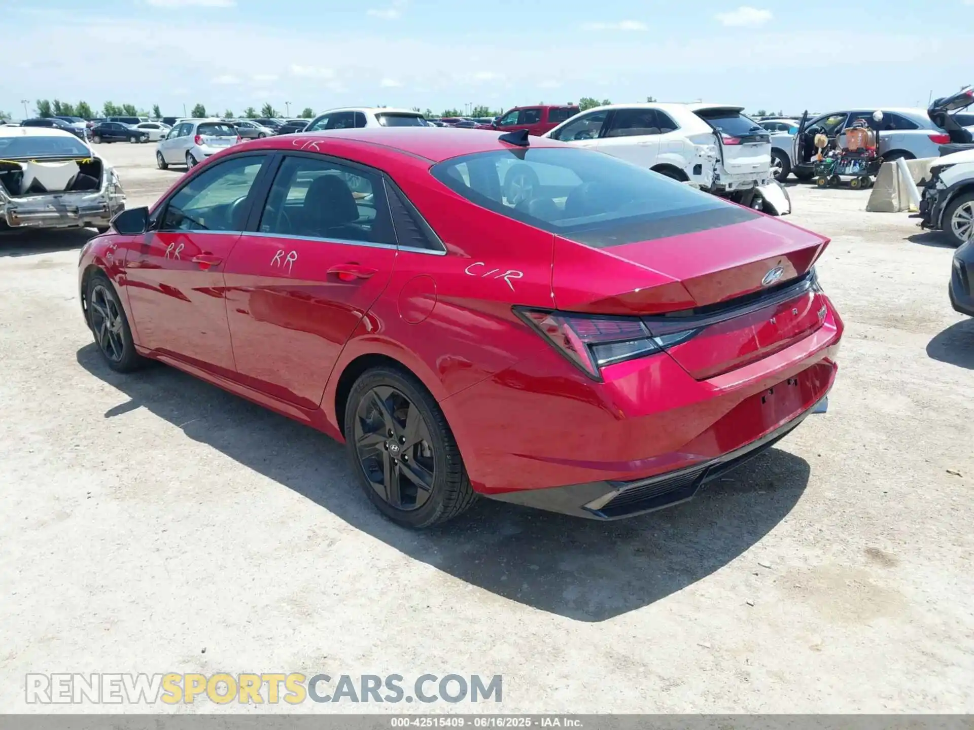 3 Photograph of a damaged car KMHLN4AJ4NU027744 HYUNDAI ELANTRA HYBRID 2022