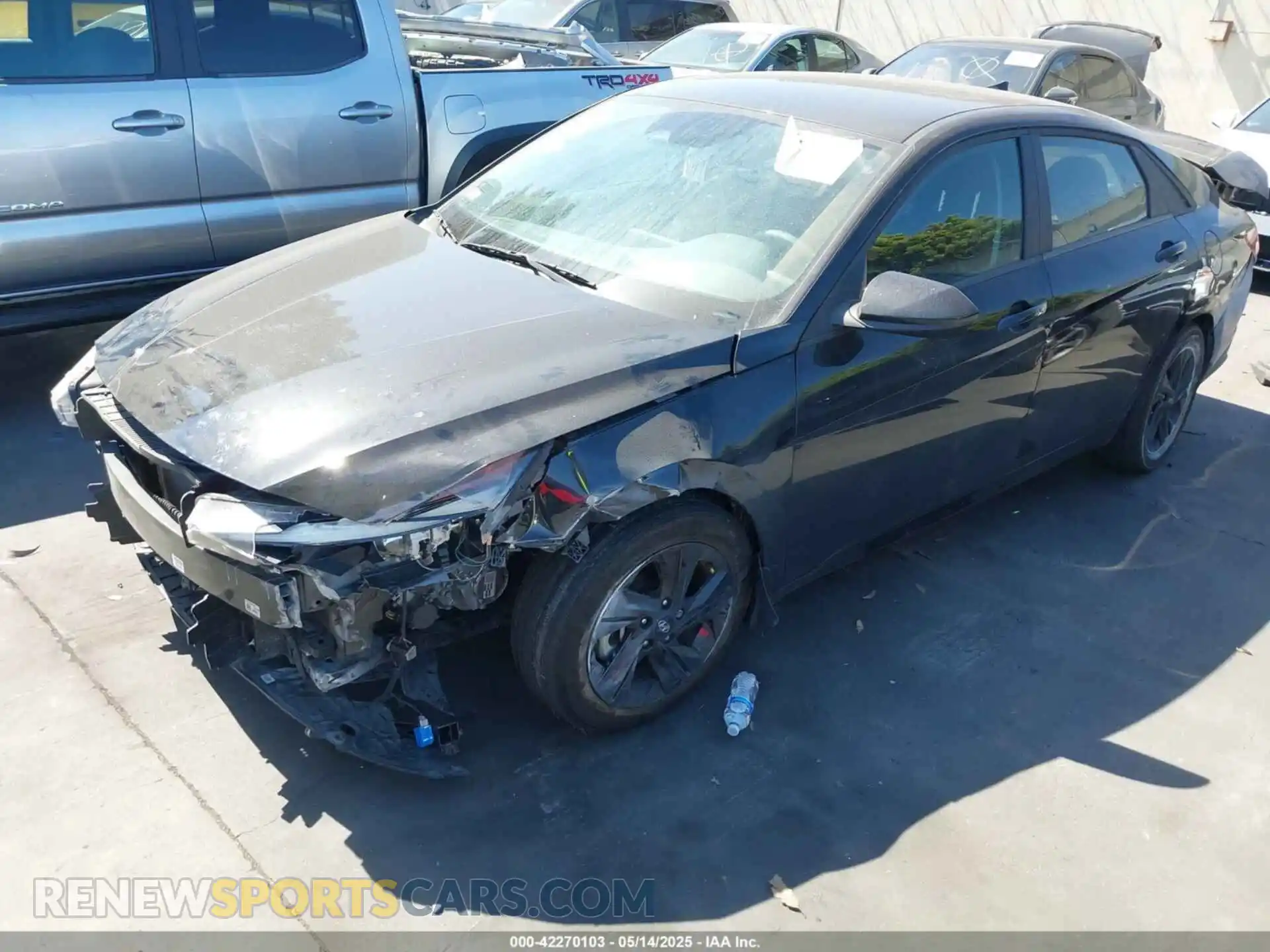 2 Фотография поврежденного автомобиля KMHLM4AJ2PU044547 HYUNDAI ELANTRA HYBRID 2023