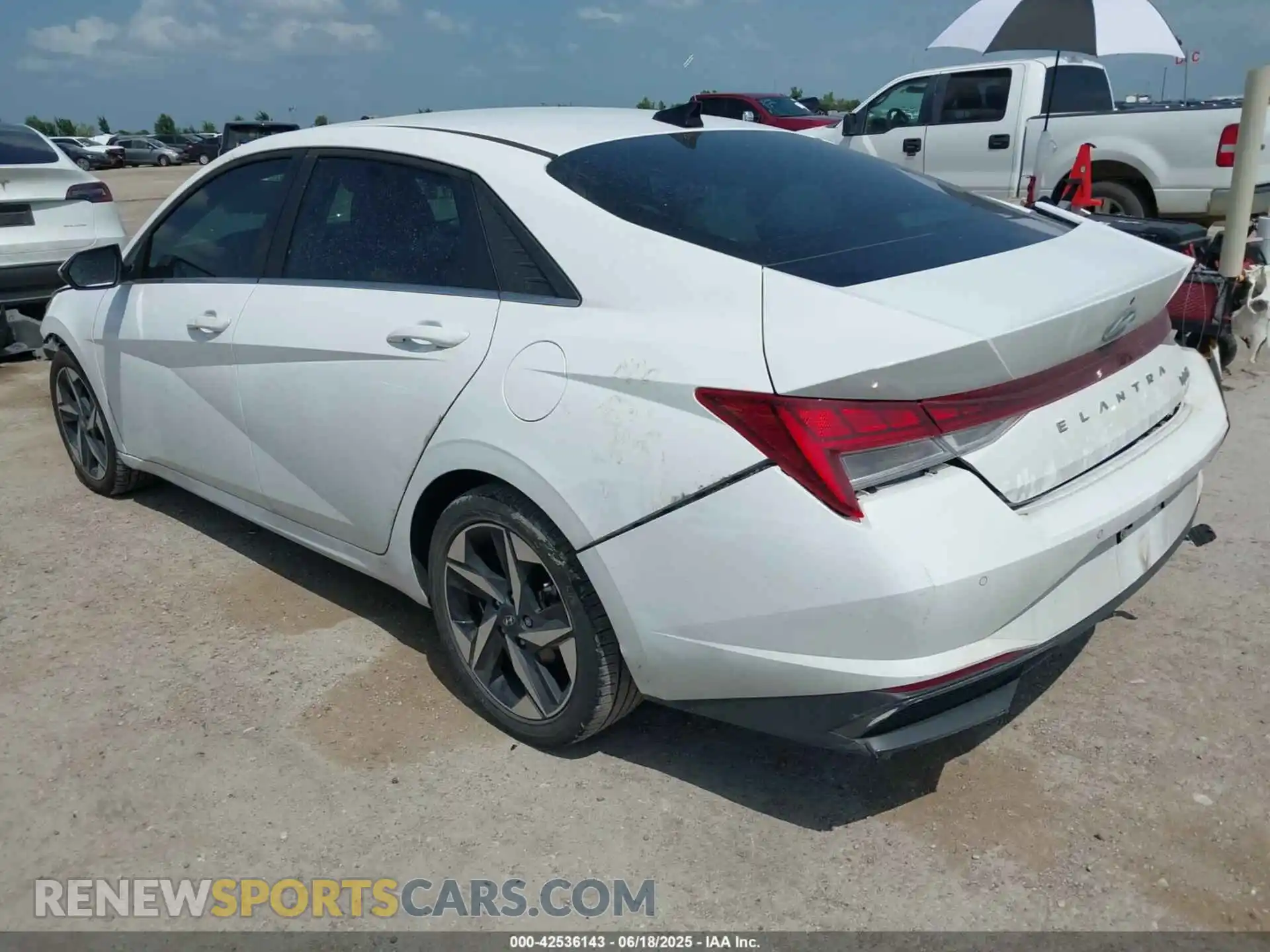 3 Photograph of a damaged car KMHLN4AJ0PU046651 HYUNDAI ELANTRA HYBRID 2023