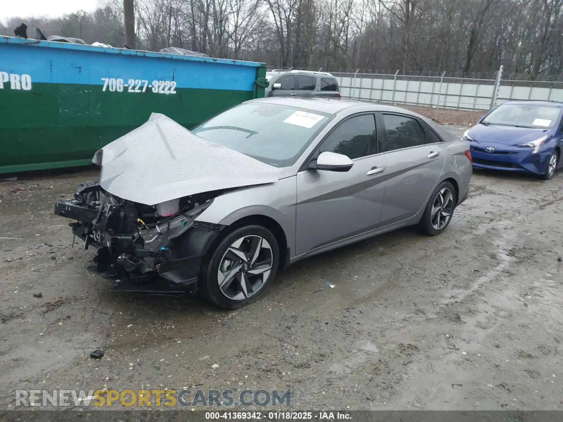 2 Photograph of a damaged car KMHLN4AJ3PU070846 HYUNDAI ELANTRA HYBRID 2023