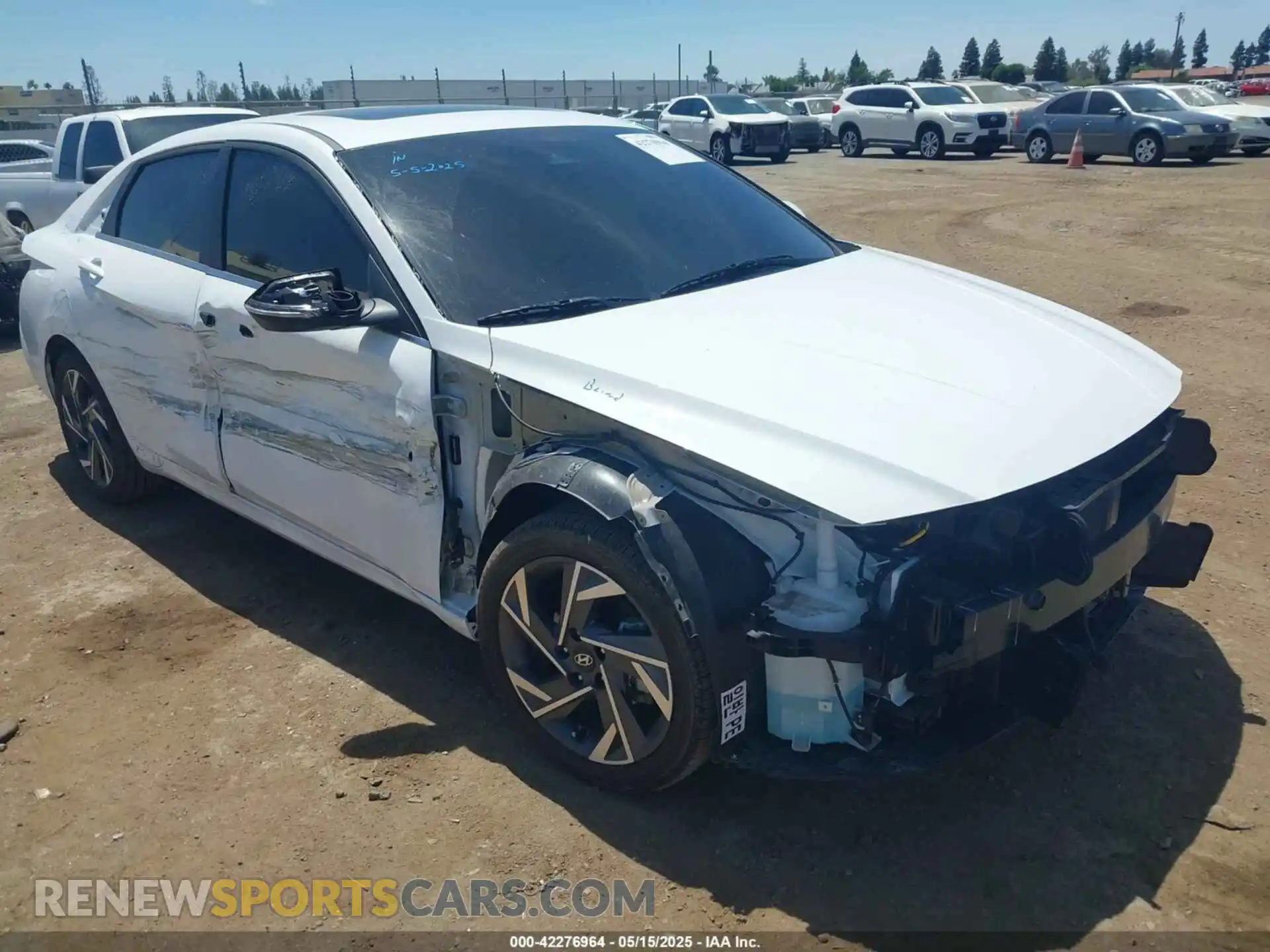 1 Photograph of a damaged car KMHLN4DJ6SU137508 HYUNDAI ELANTRA HYBRID 2025